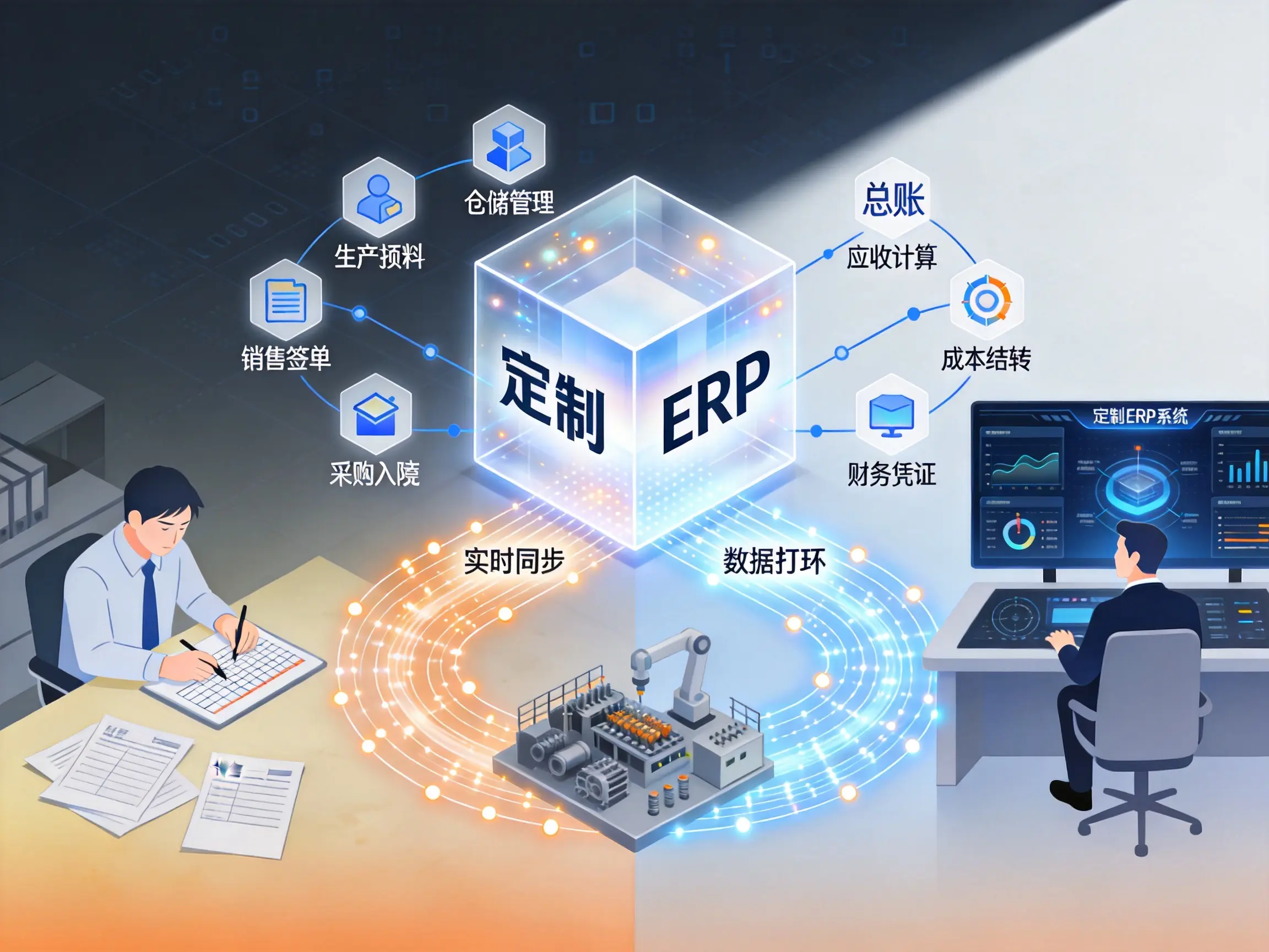 打破数据壁垒，定制 ERP 如何实现真正的业务财务一体化？