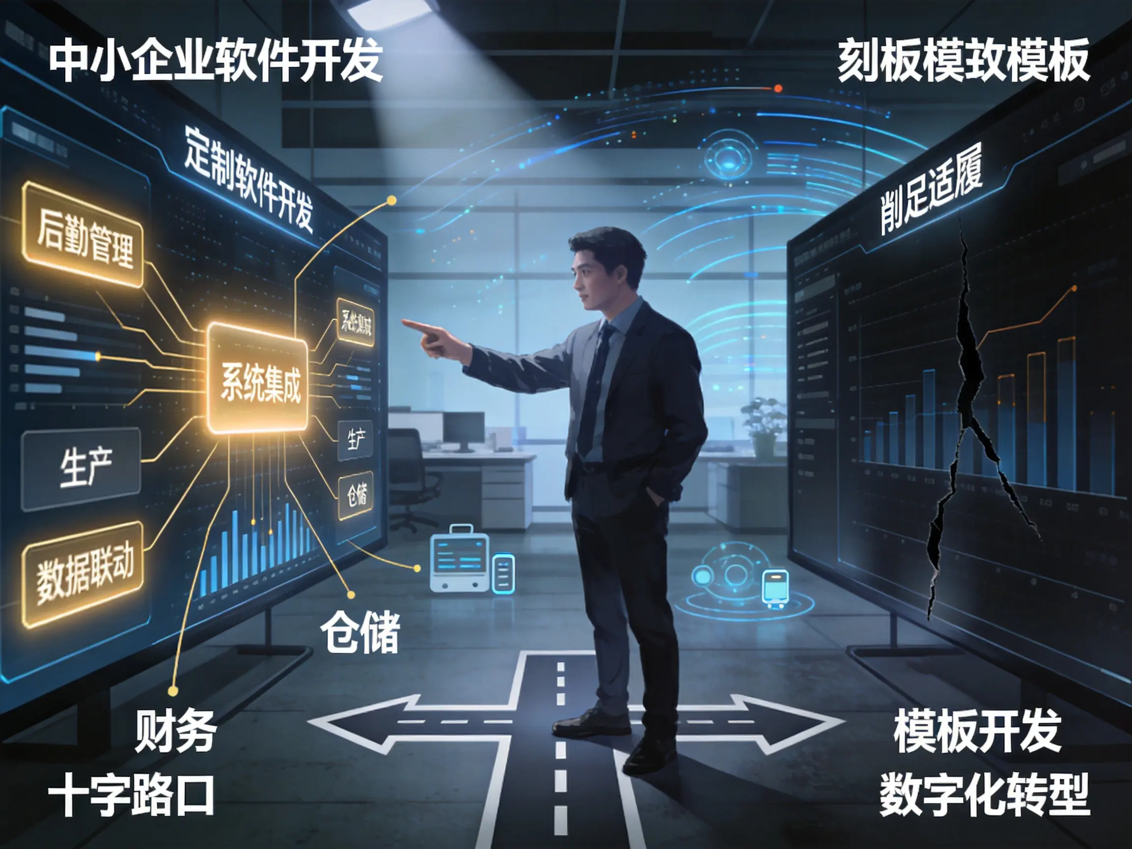 定制 vs 模板：中小企业软件开发的十字路口，如何选择才能让业务真正 &ldquo;跑&rdquo; 起来？