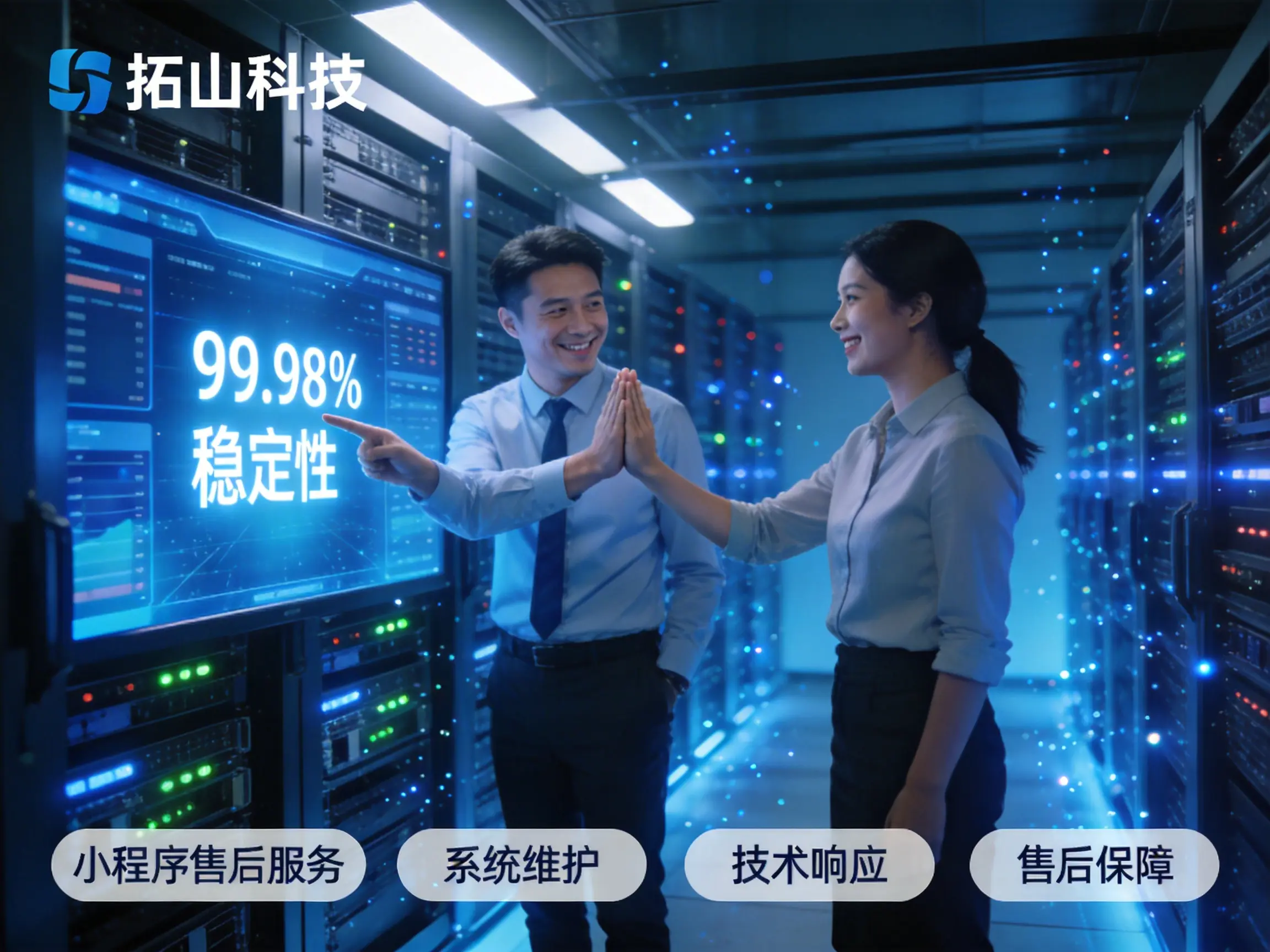 企业做小程序选模板还是定制？拓山科技定制小程序适配全行业数字化需求